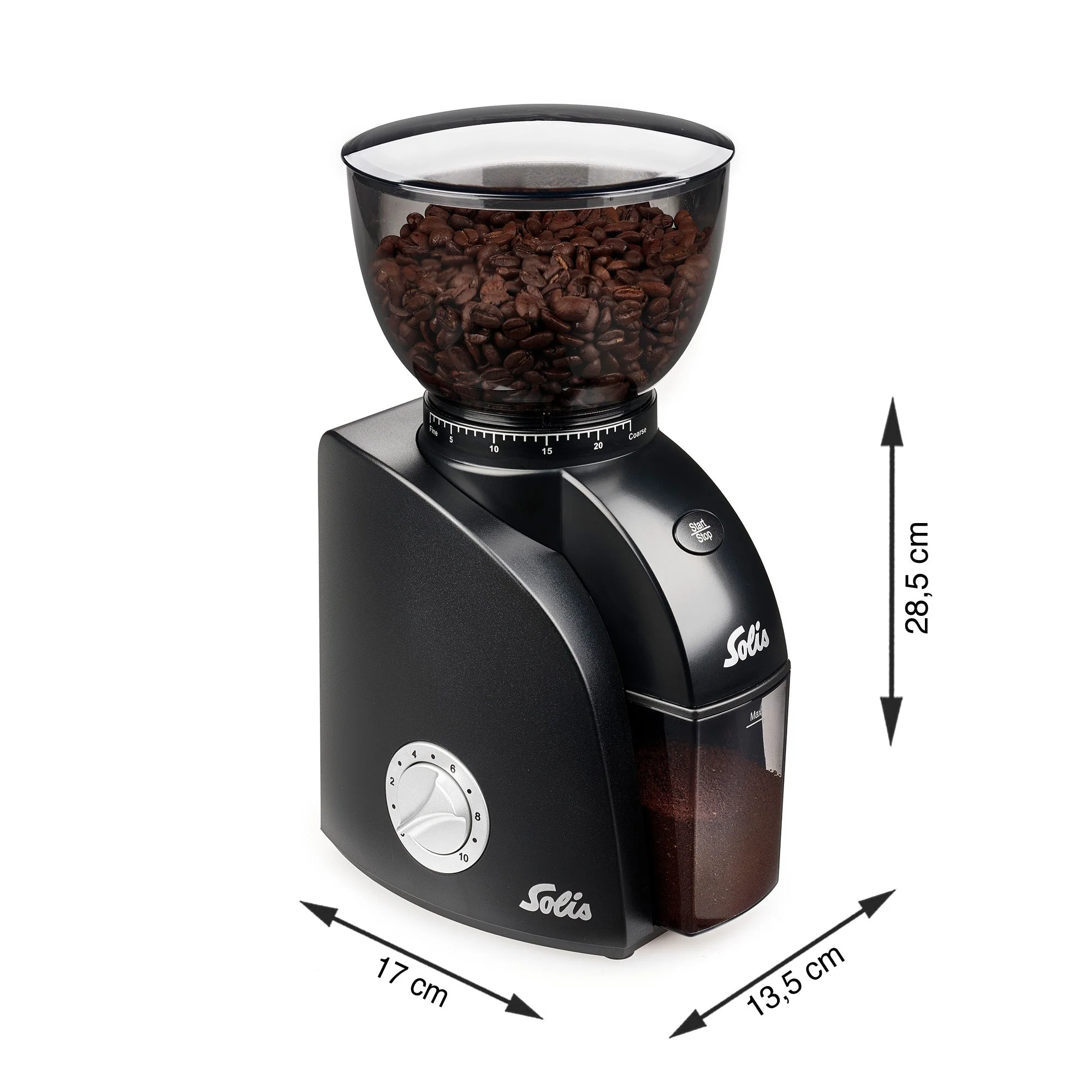 Solis Scala Zero Static Kaffeemühle (Schwarz) - Image 8