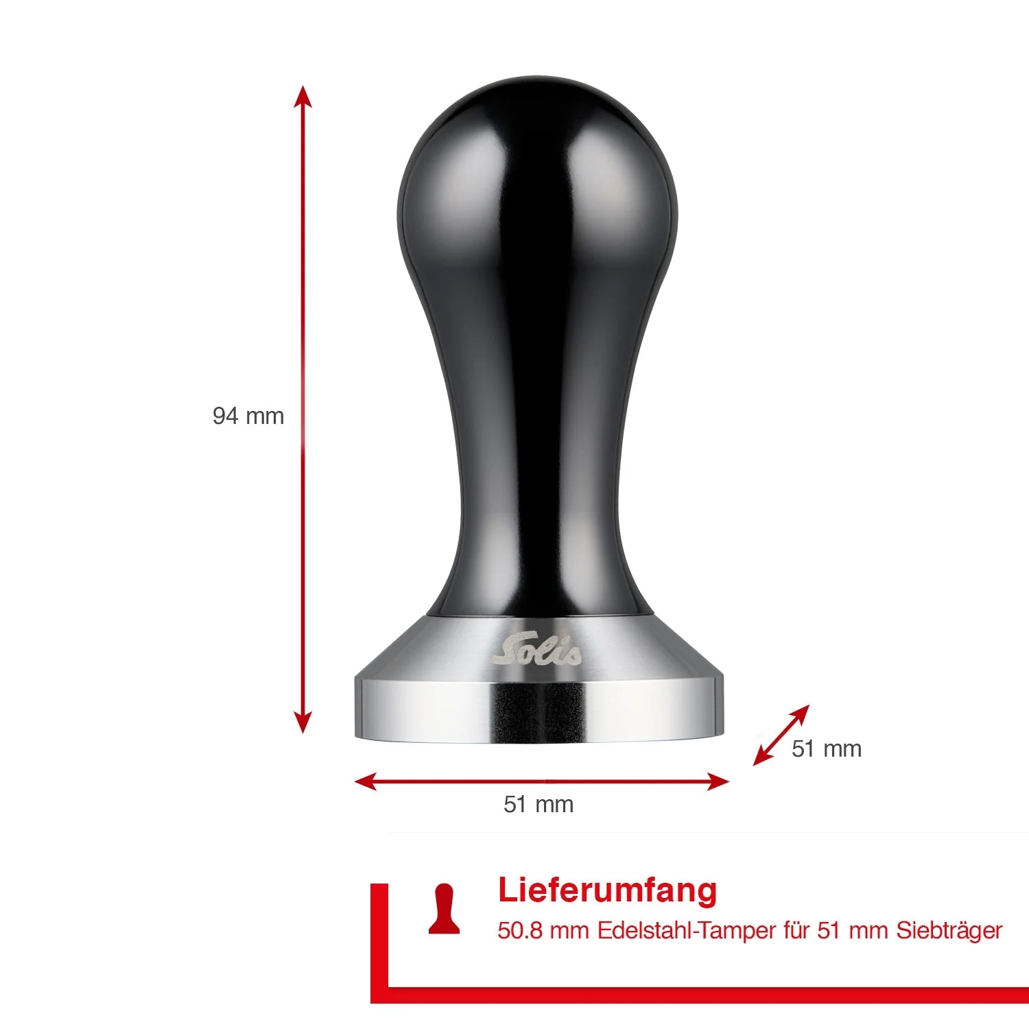 Solis Tamper (51 mm) - Image 6