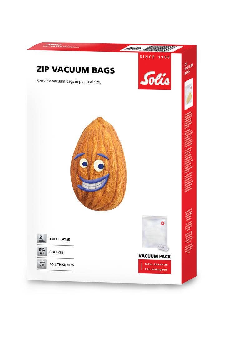 Solis Zip-Vakuumbeutel - 26 x 35 cm (10 Stück) - Image 7